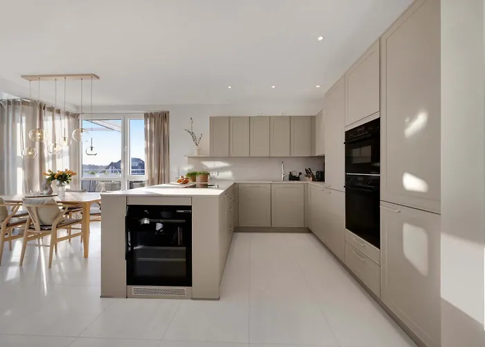 Modernes Ostsee Luxus-penthouse Meerblick Apartment