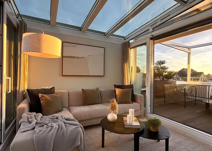 Modernes Ostsee Luxus-penthouse Meerblick Apartment