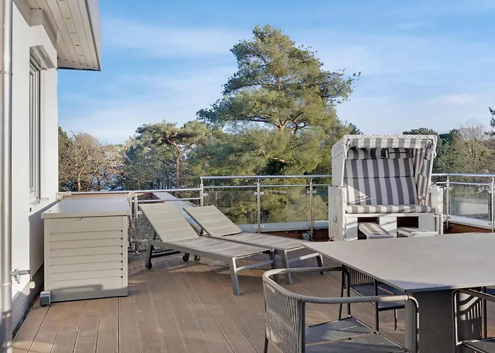 Modernes Ostsee Luxus-penthouse Meerblick